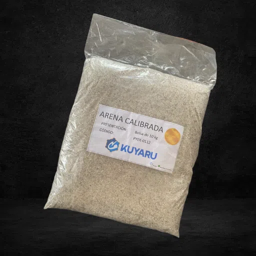 Arena calibrada para ensayo de densidad de campo (10 kg)