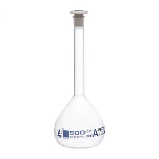 Fiola de vidrio *capacidad de 500ml *importado