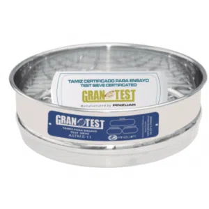 Tamiz 8" Diámetro Marca GRANOTEST - Colombia - 3/4"